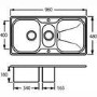 CDA KA42SS 1.5 Bowl Stainless Steel Sink