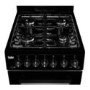 Beko 50cm Gas Cooker With Eye Level Grill - Black