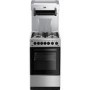 GRADE A2 - Beko KA52NES 50cm Single Oven Gas Cooker With Eye Level Grill - Silver