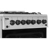 Beko KA52NES 50cm Gas Cooker with Eye Level Grill - Silver