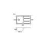 GRADE A2 - Light cosmetic damage - CDA KA80SS 1.0 Bowl Reversible Stainless Steel Sink With Deep Drainer