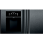 Siemens KA92DHXFP iQ700 American Side-by-side Fridge Freezer With Ice & Water Dispenser & Internal Cameras - Antifingerprint Black Steel