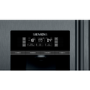 Siemens KA92DHXFP iQ700 American Side-by-side Fridge Freezer With Ice & Water Dispenser & Internal Cameras - Antifingerprint Black Steel