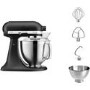 KitchenAid 4.8L Artisan Stand Mixer - Cast Iron Black