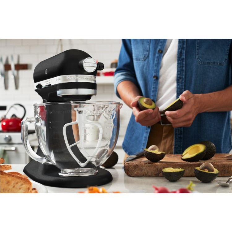 KitchenAid 4.8L Artisan Stand Mixer - Cast Iron Black