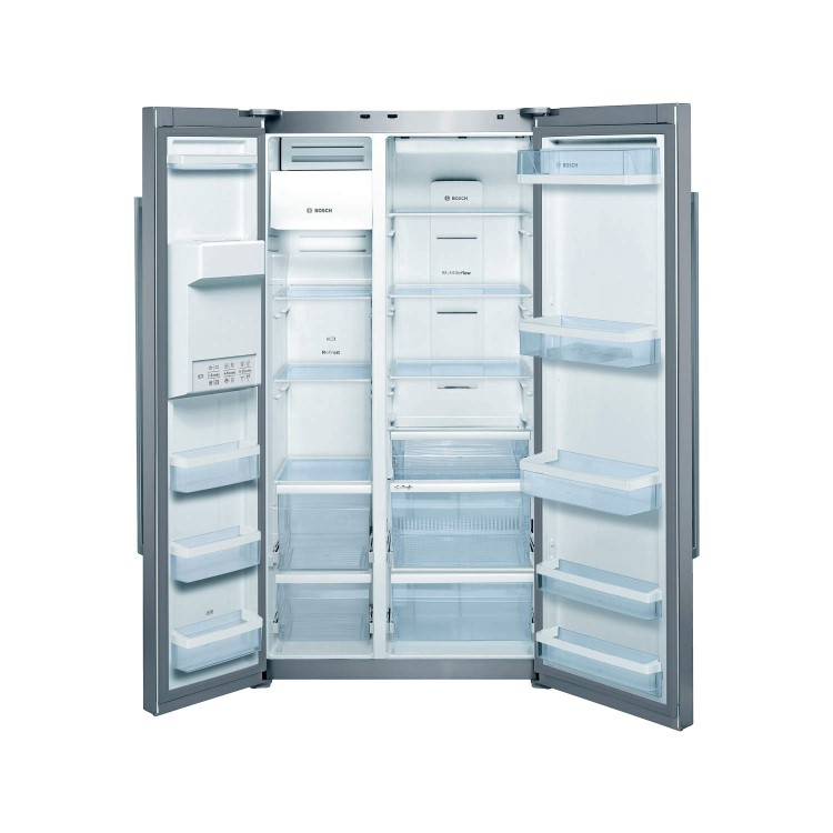Bosch KAD62V40GB American Fridge Freezer Stainless Steel