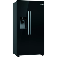 Refurbished Bosch KAD93VBFPG Freestanding 533 Litre Frost Free American Fridge Freezer Black Refurbished Bosch KAD93VBFPG Freestanding 533 Litre Frost Free American Fridge Freezer Black