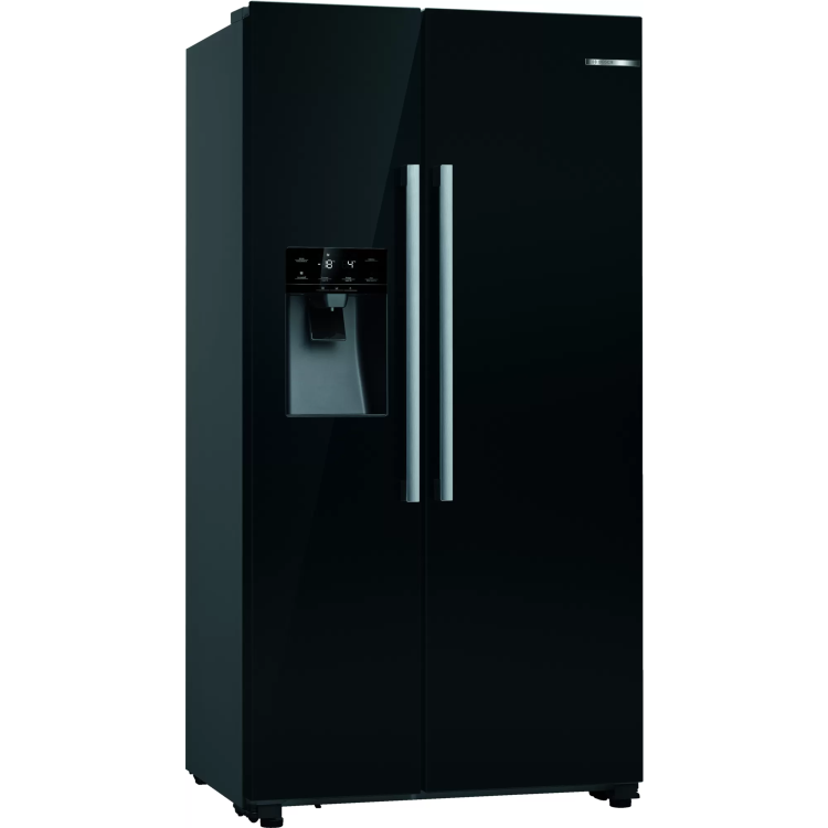 Bosch Series 6 533 Litre Side-By-Side American Fridge Freezer  With FreshSense - Black