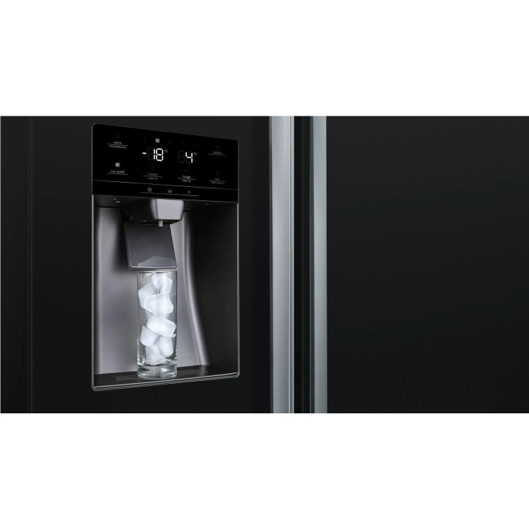 Bosch Series 6 533 Litre Side-By-Side American Fridge Freezer  With FreshSense - Black