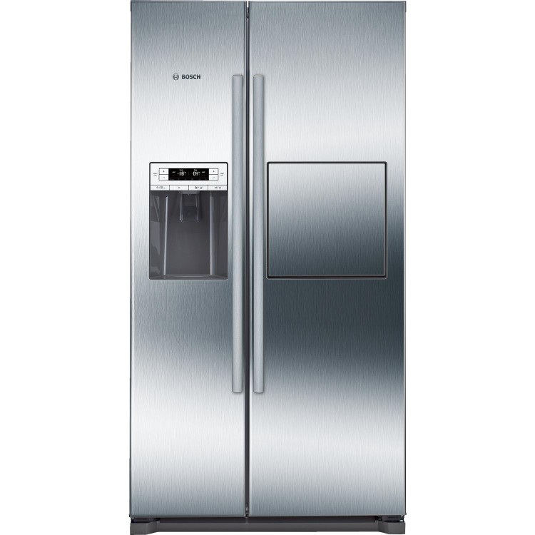 GRADE A1 - Bosch Serie 6 KAG90AI20G Side-by-Side American Fridge Freezer Stainless Steel