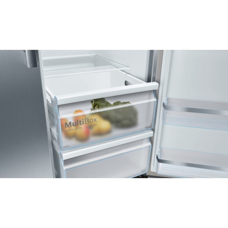 Refurbished Bosch KAG93AIEPG 531 Litre American Fridge Freezer Stainless Steel