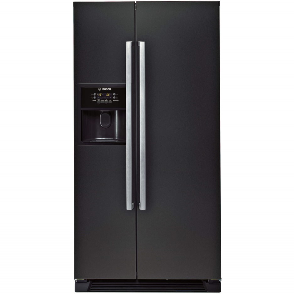 Bosch KAN58A55GB Black Edition Frost Free Ice and Water American Fridge