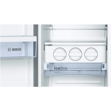 Bosch KAN92VI35 American Style side by side Fridge Freezer Easy Clean Door and Chrome inox Metalic Side Pannels - Frost Free