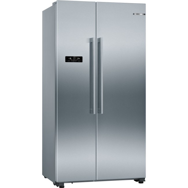 Bosch Series 4 560 Litre Side-By-Side American Fridge Freezer With MultiBox - Stainless Steel