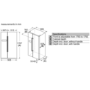 Refurbished Bosch Serie 4 KAN93VIFPG Freestanding 560 Litre 65/35 Fridge Freezer