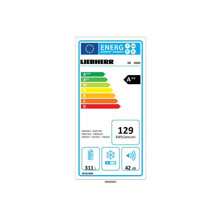 liebherr KB3660 Biofresh Fridge