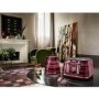 Refurbished Delonghi KBAC3001.R Avvolta Kettle Red & Burgundy