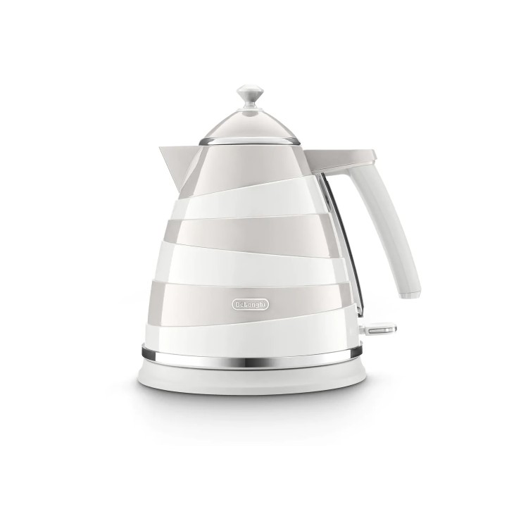 Delonghi Avvolta 1.7L Kettle - White & Cream