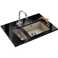 Franke KBG110_16-50CFDP Kubus Undermount 1.5 Bowl Granite Sink and Tap Designer Pack