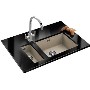Franke KBG110_16-50CFDP Kubus Undermount 1.5 Bowl Granite Sink and Tap Designer Pack