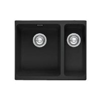 Franke KBG160OX Kubus Undermount 1.5 Bowl Fragranite Composite Sink - Onyx
