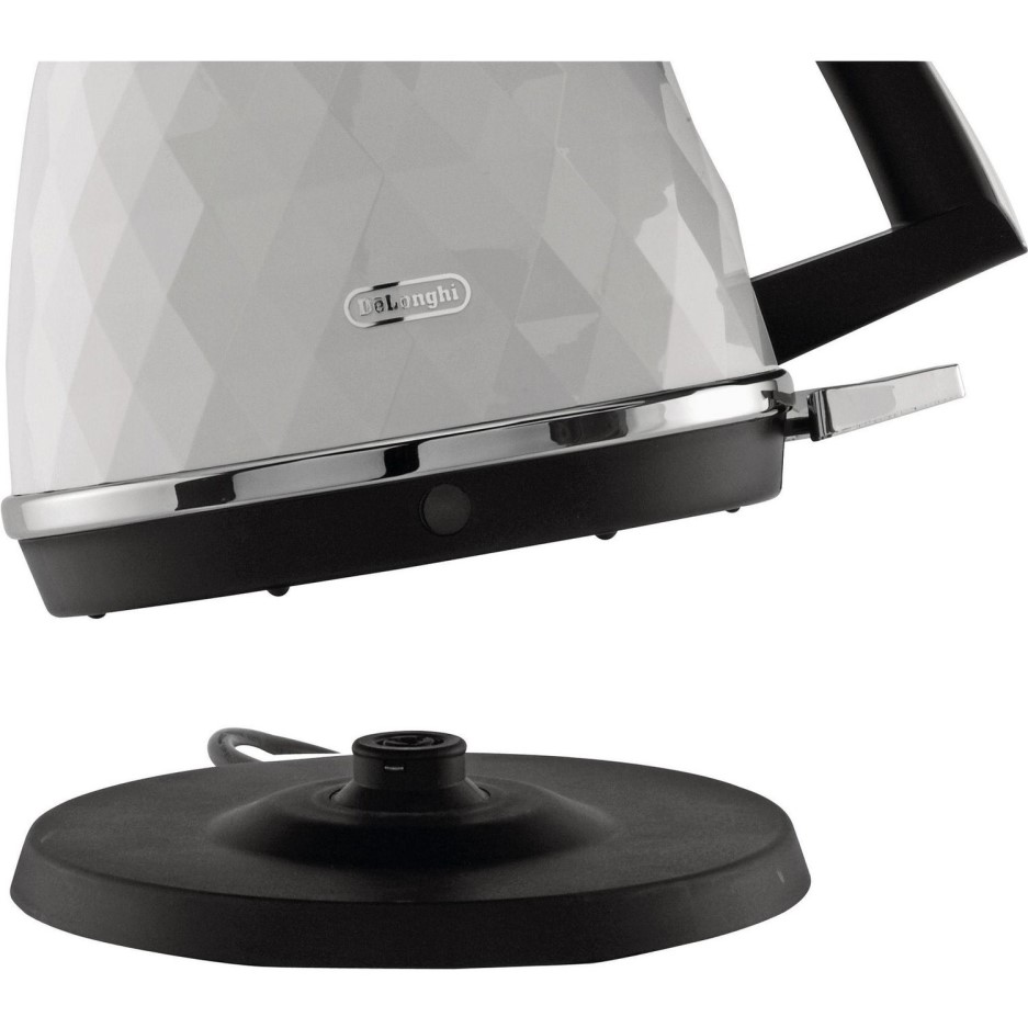 Delonghi KBJ3001.W Brillante Cordless Kettle White Appliances Direct