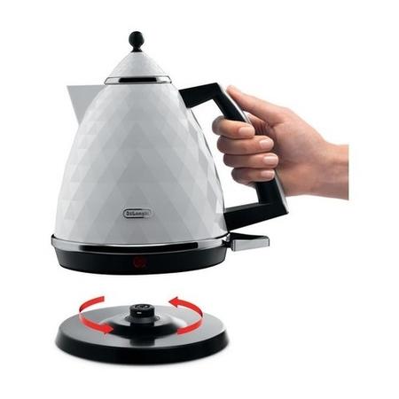 Delonghi KBJ3001.W Brillante Cordless 1.7L Kettle - White