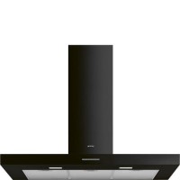 Smeg 100cm Chimney Cooker Hood - Black