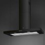 Smeg 110cm Chimney Cooker Hood - Black