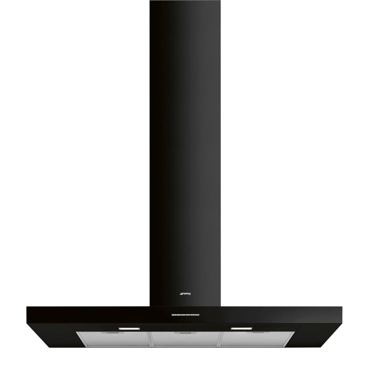 Smeg 110cm Chimney Cooker Hood - Black
