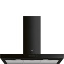 KBT900BL Smeg 90cm Chimney Cooker Hood - Black