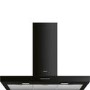 Smeg 90cm Chimney Cooker Hood - Black