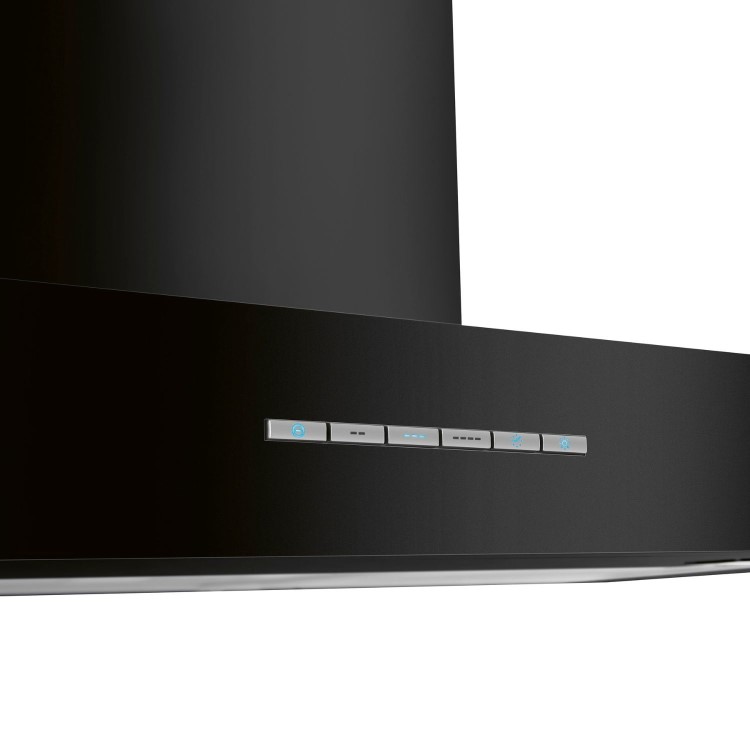 Smeg 90cm Chimney Cooker Hood - Black