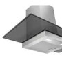 Smeg 90cm Flat Glass Chimney Cooker Hood - Stainless Steel