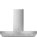 KBT900XE Smeg 90cm Slimline Chimney Cooker Hood - Stainless Steel