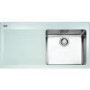 Franke KBV611LAQ Kubus Single Bowl Sink with Glass Drainer - LH