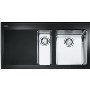 Franke KBV651LBK Kubus 1 And A Half Bowl Sink - LH Drainer