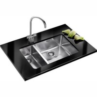 Franke KBX16045-20LDP Kubus Undermount 1.5 Bowl Sink and Tap Designer Pack