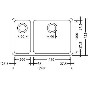 Franke KBX16045-20RDP Kubus Undermount 1.5 Bowl Sink and Tap Designer Pack