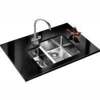 Franke KBX160_34-16LDP Kubus Undermount 1.5 Bowl Stainless Steel Sink and Tap Designer Pack