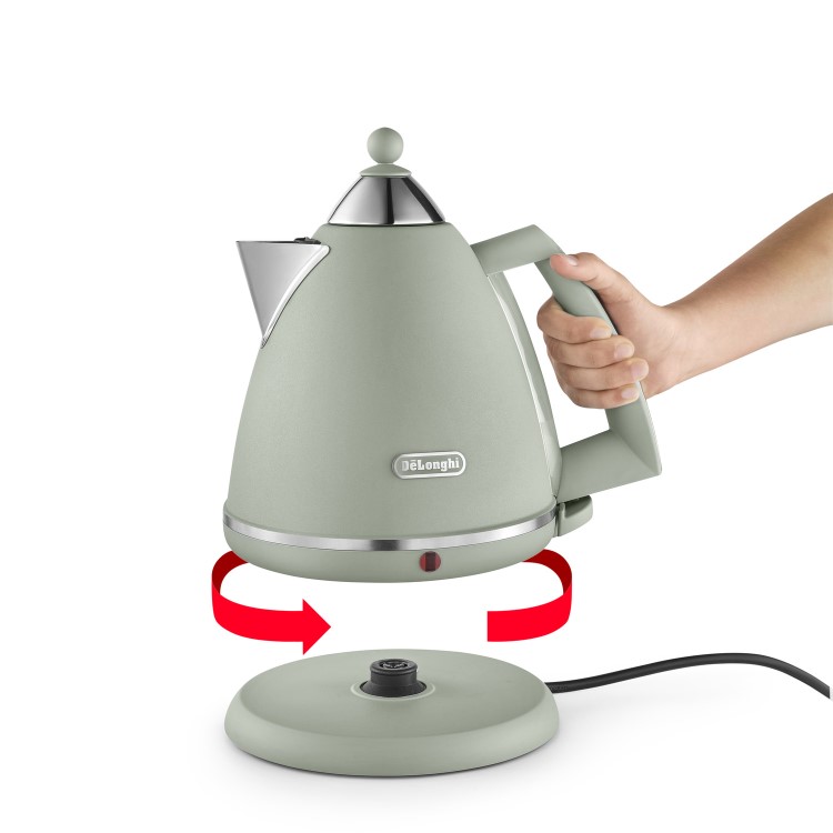 Delonghi KBX3016.GR Argento Flora 1.7L Kettle - Green