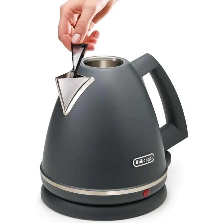 Delonghi KBX3016.GY Argento Silva 1.7L Kettle - Grey