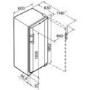 liebherr KBbs4260 Premium 185x60cm Freestanding Fridge With BioFresh BlackSteel