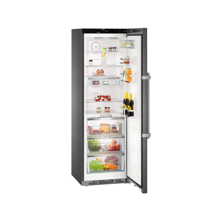 Liebherr KBbs4350 Premium 185x60cm Ultra Efficient Freestanding Fridge With BioFresh - BlackSteel
