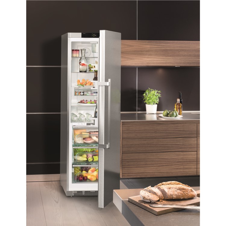 Liebherr KBes4350 BioFresh 185x60cm Freestanding Fridge - Stainless Steel