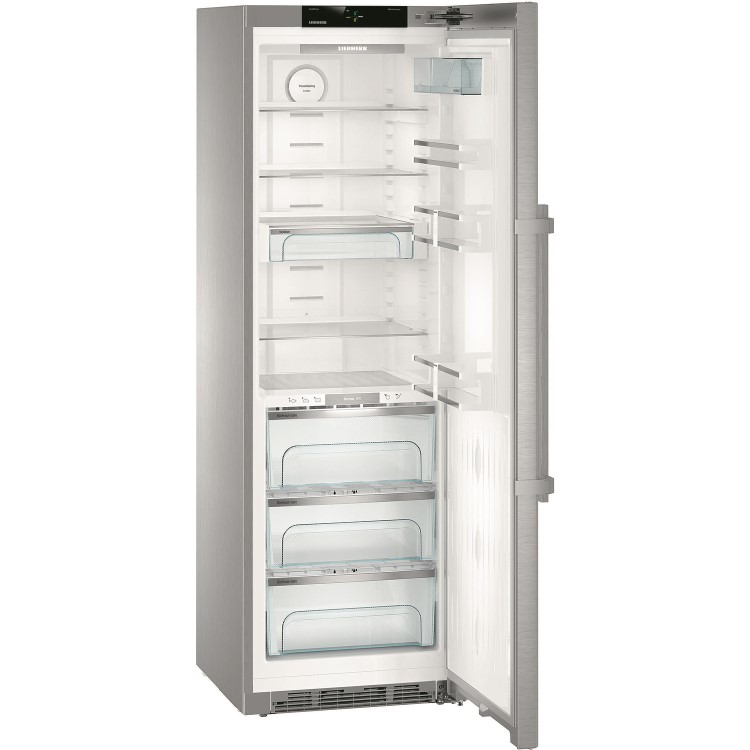 Liebherr KBes4350 BioFresh 185x60cm Freestanding Fridge - Stainless Steel