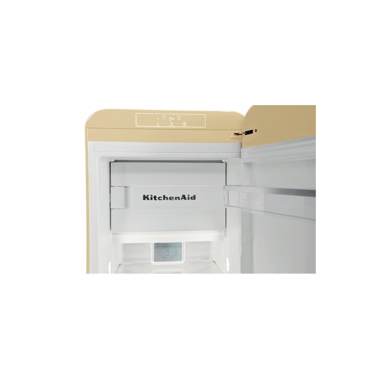 Kitchen Aid KitchenAid KCFMA60150L Iconic Retro Freestanding Fridge Left Hand Hinge - Almond Cream