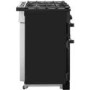 Refurbished Rangemaster Kitchener KCH100DFFBLC 100cm Dual Fuel Range Cooker Black
