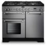 Rangemaster Kitchener 100cm Dual Fuel Range Cooker - Stainless Steel