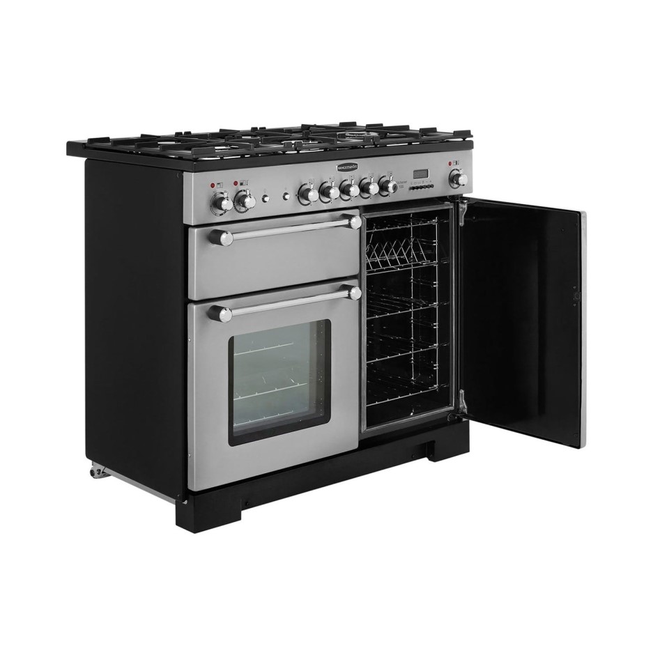 Rangemaster KCH100DFFSSC Kitchener 100cm Dual Fuel Range Cooker